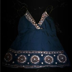 Vintage Y2K Fashions, Inc New York Sequin Tank